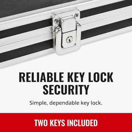 Vaultz Locking Storage Clipboard with Key Lock, Pack of 3, Black
