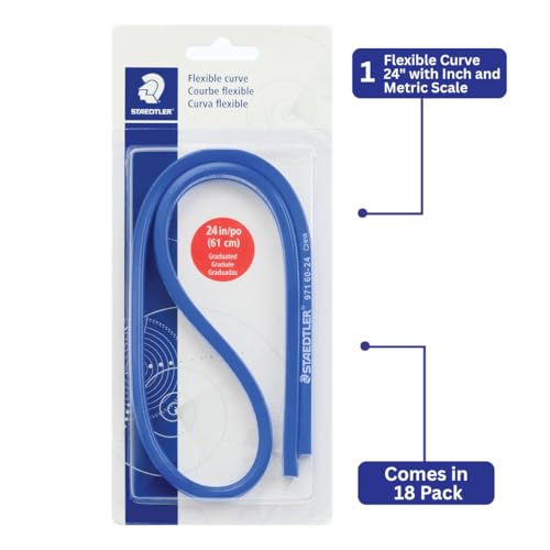 STAEDTLER Flexible Curve, 18 Count, 24 Inch/60cm