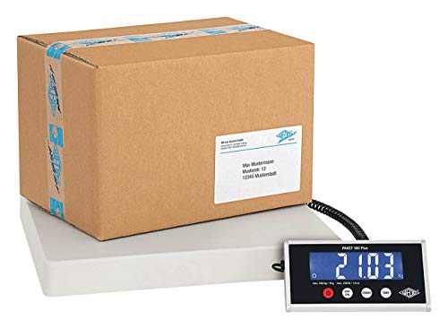 Wedo 507610010 Paket-Waage mit Zählfunktion 100 Plus inkl. Netzgerät, 100kg/ 10g