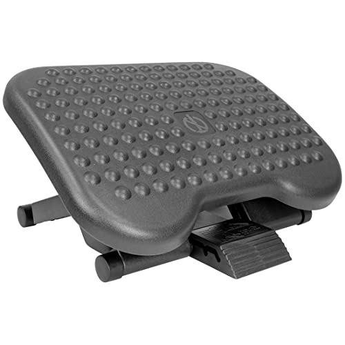 Mount-It! Foot Rest Under Desk with Massage Bumps & Foot Pedal Height