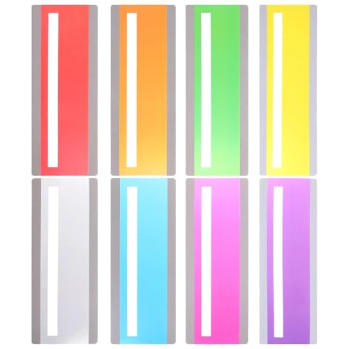 Guided Reading Strips 40pcs Colorful Reading Guide Strips Sentence Highlight Bookmark Tracking Tools