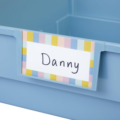 Really Good Stuff Picture Book Classroom Library Bins with Dividers, 6-Pack