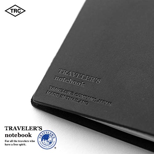 Traveler's Notebook, Regular Size, Black, 13714006