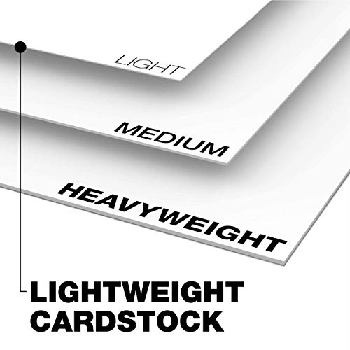 Springhill White 11” x 17” Cardstock Paper, 67lb Vellum Bristol, 147gsm, 1,000 Sheets (4 Reams) – Premium Lightweight Cardstock, Vellum Printer Paper with Textured Finish – 016004C