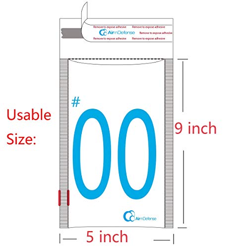 32/250/500/1000/2000/5000 pcs #00 5x10 Kraft Bubble Padded Envelopes Mailers Shipping Bags AirnDefense (500)