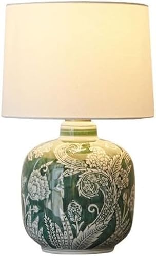 ROPCVAX Bedside Lamps Bedroom Small Desk Lamp Artistic Living Room Ceramic