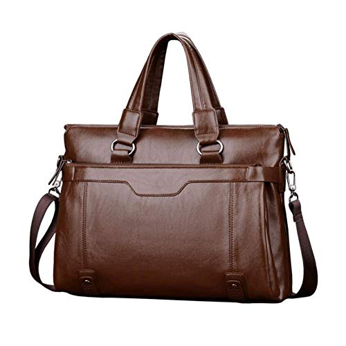Vegan Leather Laptop Briefcase, Laptop Case, Laptop Bag, Laptop Messenger Bag, for Men and Women, Computer Bag, Laptop Shoulder Bag, Expandable Laptop Bag, Office Bag