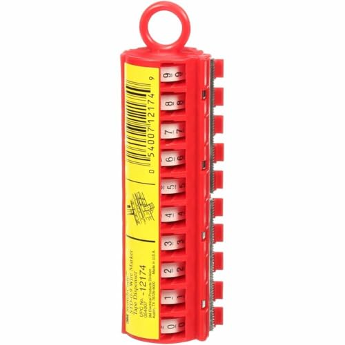 3M MMMSTD09X Wire Marker Tape with Dispenser Red