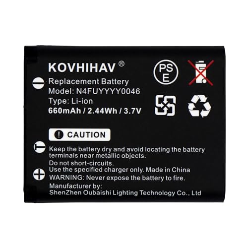 (10Pack) Replacement Battery for Pa'nasonic KX-TCA285 KX-TCA385 KX-UDT121 KX-UDT131,fits N4FUYYYY0047 N4FUYYYY0046 660mAh