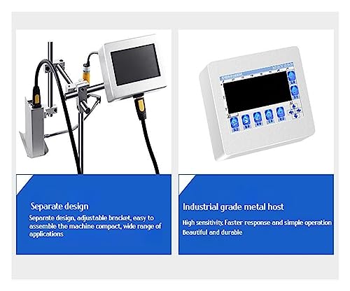 NUHSLF Portable Inkjet Coder, Online Printer Small Smart Assembly Line Printer Bag Bottle Cap Portable Inkjet Printer, Not Fading