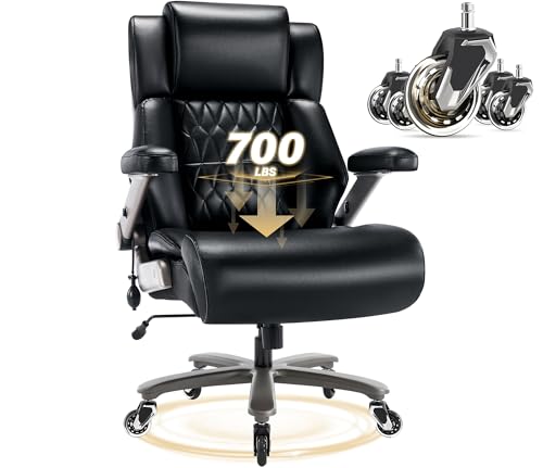 FAMIC 700lbs Big and Tall Office Chair - Heavy Duty Executive Chair