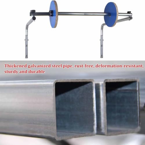 ZephPerton Bubble Foam Wrap Roll Dispenser, Wall Mount Bubble Cushioning Holder, Fit Roll Within 40cm Width, Easy to Install, Cold Rolled Steel Material for Packing, Moving, Shipping Protection