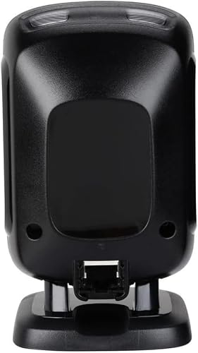 ZEBRA Symbol DS9208-SR Handsfree Standard Range Barcode Scanner with Shielded USB Cable, Black - Scans 1D, 2D and PDF417 Barcodes, LED Aimer - JTTANDS