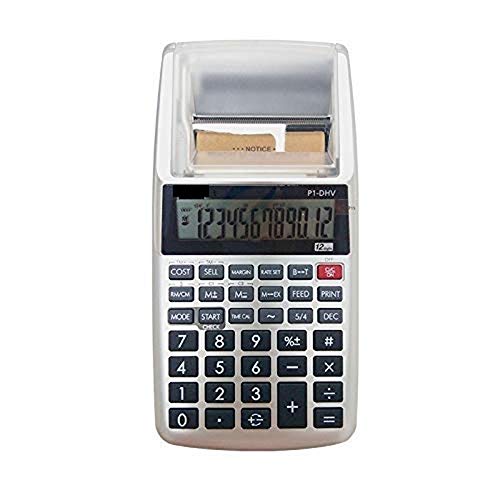 Mini Desktop Monochrome Printing Calculator for Financial Accounting 12 Digits 185 * 95 * 40mm Black