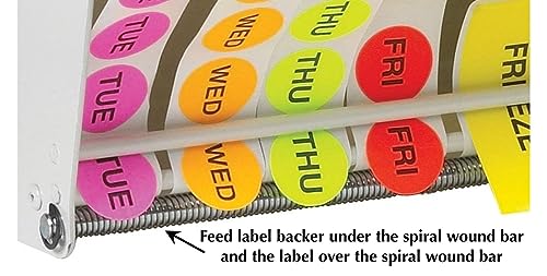 Wall Mount Label Dispenser (12-1/2") - Sticker Roll Dispenser - Table Top - Label Holder - Stamp Roll Dispenser - Sticker Stand - Thermal Label Holder - Heavy-Duty All Steel