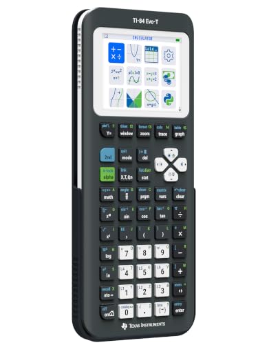 Texas Instruments TI-84 Evo-T Graphics Calculator, Black, Model 2026