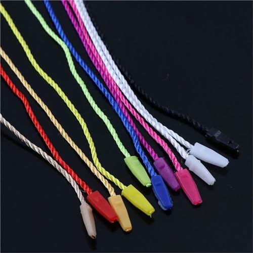 Hang Tag String 1500Pcs Square Clothes Tag Rope Snap Lock Pin Loop Fastener Hook Ties Easy and Fast to Attach(11 Blue,1500Pcs)