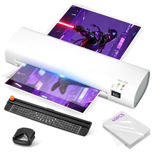 9 Inch Portable Laminator Machine with 40 Laminating