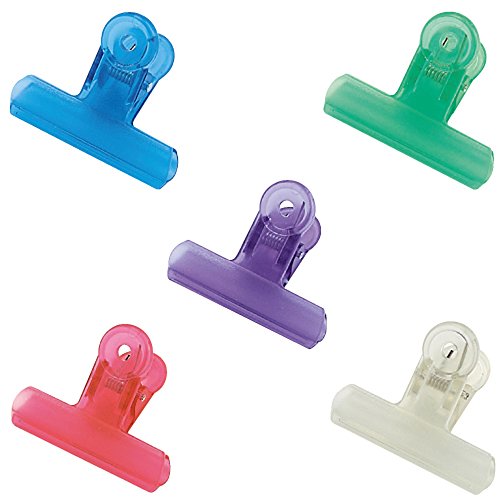 Mitsuya PCC-00 Plastic Clip Aqua Clips, Large, 50 Pieces, 5 Colors