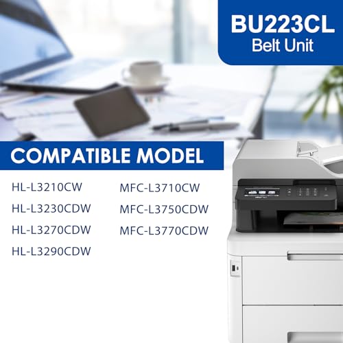 BU223CL BU-223CL Belt Unit, Black (1 Pack) Replacement for Brother BU223CL Belt Unit for HL-L3210CW HL-L3230CDW MFC-L3710CW MFC-L3770CD, Yields Up to 50,000 Pages