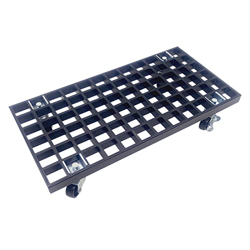 ZCSO Desktop Pc Tower CPU Rolling Stand, Mobile PC Holder, Computer Tower Cart, Computer Host Stand with Wheels Under Home Office Desk PC Stand Base(A,Medium)