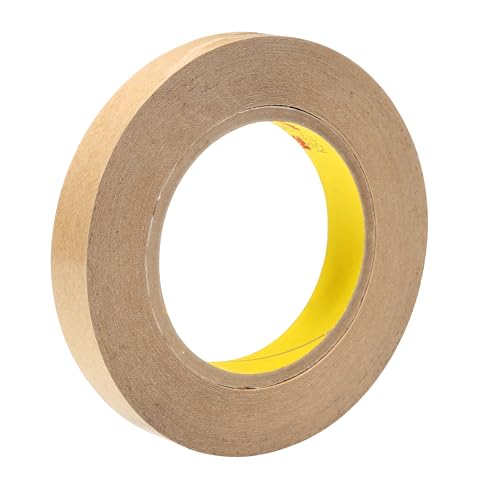 3M Adhesive Transfer Tape 465, Clear, 3/4 in x 60 yd, 2 mil, 1 Roll