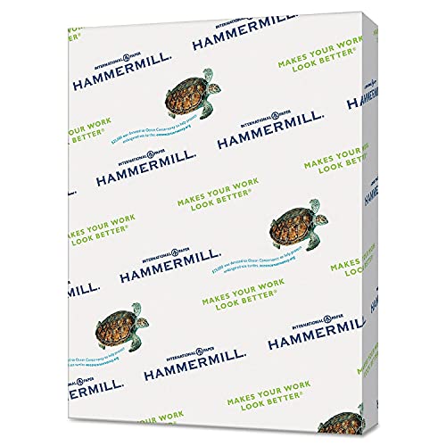 Hammermill 103382CT Recycled Colored Paper, 20lb, 8-1/2 x 11, Pink, 5000 Sheets/Carton