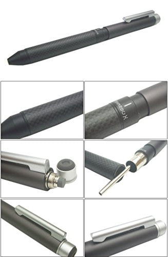 Zebra SB23-CFS Multifunction Pen Sharbo X CB8 Carbon Flash Silver