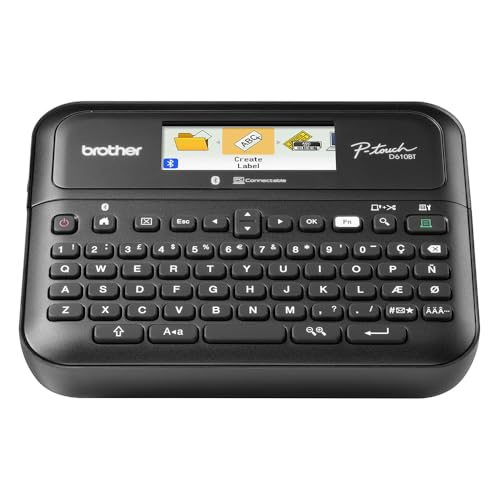 Brother P-Touch PT-D610BT Business Professional Connected Label Maker with Bluetooth®