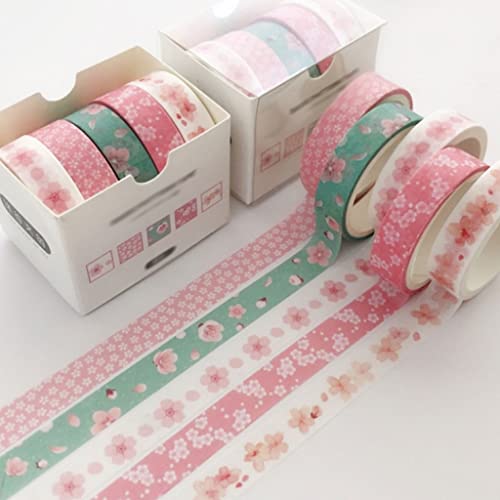 VIAENKFG Basic Color Series Planner Handbook Decorative Paper Washi Tape Set School Supplies Stationery