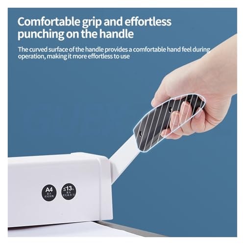 Binding Machines, Manual Spiral Binding Machine 10 Hole Metal Paper Book File Punching and BindingOffice Binding Machine Iron Ring Book Binding
