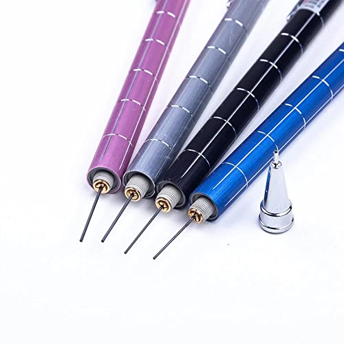 rxxcmd 40pcs Mechanical Pencils 0.5/0.7mm Lead Holder Drafting Drawing Pencil For School Writing Stationery(Black,0.7mm)