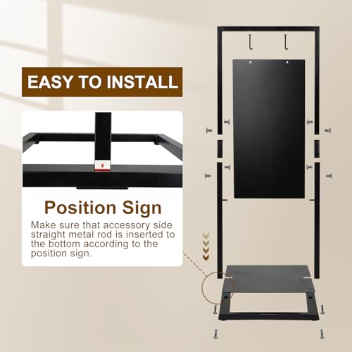 Large Chalkboard Signs with Stand, 47 x 20 Inch Heavy-Duty Double-Sided Windproof Chalkboard, Hanging Metal Easel Chalk Board with Base for Outdoor Business, Cafe, Wedding and Vendor