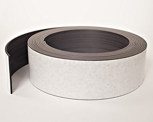 Magnet-to-Magnet Matching Pole Magnet with Acrylic Adhesive - 1" X 100' 60 mil Strip Roll