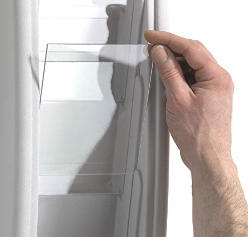 Fast Paper 710793 Quick Fit Literature Holder Wall-Mount 5 x 1/3xA4 Pocket W181xD95xH650mm Aluminium Ref 4062.35