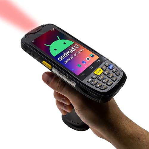 Chainway C6000 Mobile Computer, Android 13, Barcode Scanner, Pistol Grip, SE4710 2D/1D/QR Code Reader, Keyboard, Wireless, WiFi, Bluetooth, for Inventory Scanning