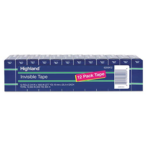 Tape,HIGHLND3/4"X1000,CLR