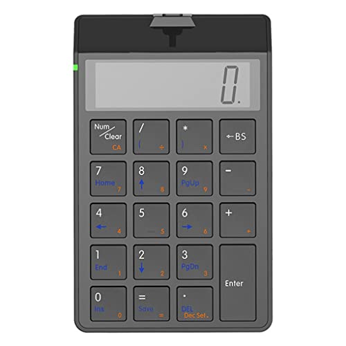 DUYHBAWRS Calculator Calculator Keypad Charging Financial Accounting Keyboard 12-Digit Display Keyboard Calculator Dual-use(OneColor)