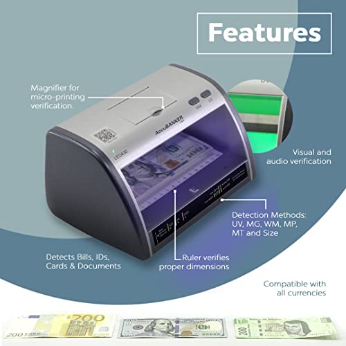 AccuBANKER LED430 Cash and Card Detector with AccuSTAND