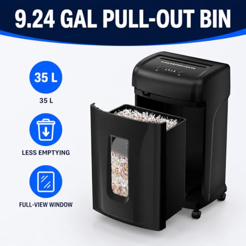 Heavy Duty Paper Shredder & Cross-Cut Document Shredder (25)