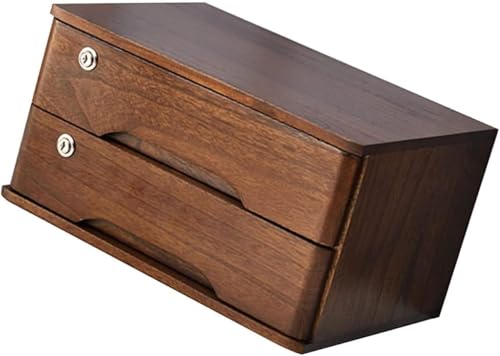 RCJCQSR Desktop File Cabinet Flat File Cabinet, Desktop Storage Box with Drawers - File Cabinet/Desktop Storage Cabinet/Data Cabinet Office Filing Storage(Size:2 Layer)