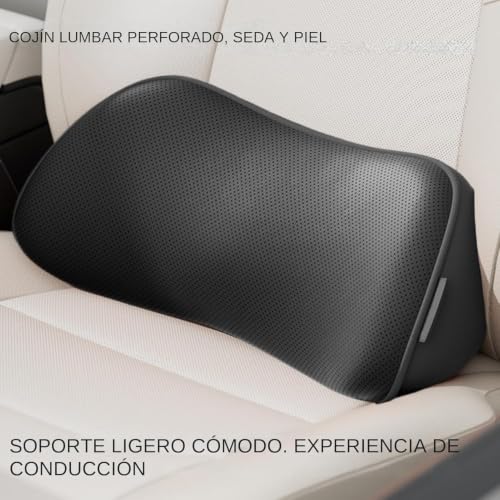 EZLQGBWKPDT Ergonomic lumbar support cushion - non-slip memory foam seat pad, suitable for cars and office chairs, helps relieve back pain, a comfortable accessory for both home and postures