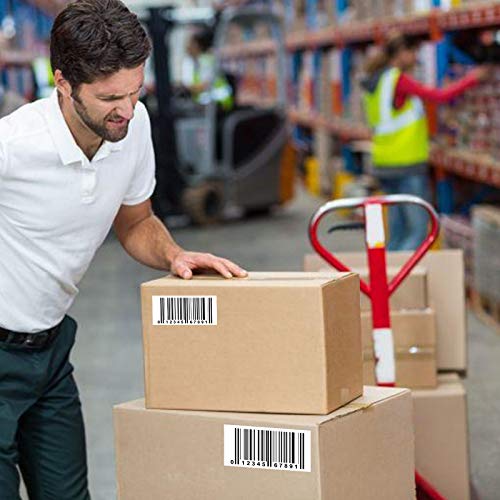 Labelchoice 【12 Rolls】 2.4" x 100 Ft. 3-Proof Continuous Paper Label Tape Replacement for Brother DK-2205 QL-800 QL-820NWB QL-1110NWB and Other QL Series Label Printer, 62mmx30.48m & 1 Frame