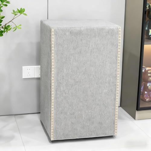 Dustproof Safe Box Dust Cover with Zipper Pull and Front Opening, Gun Safe Full Cover, Hidden Gun Cabinet Cover for Washing Machine/Stereo Equipment/St(Size:55.12" H x 22.64"W x 22.04"D,Color:style1)