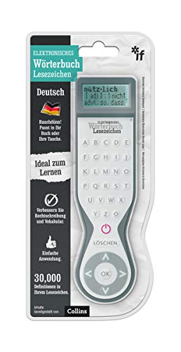 IF Electronic Dictionary Bookmark Single Language Definitions -German