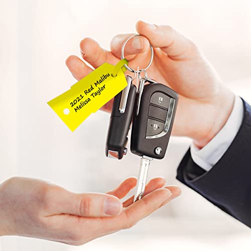 Versa-Tags Yellow Self-Locking Plastic Arrow Key Tags, 5000 Count