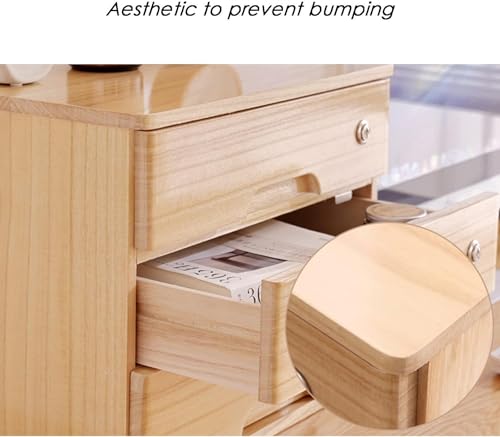 Drawer Organizers Desktop Storage Box With Drawers, Desktop Storage Box With Lockable Drawers, Office Supplies A4 Receipt File Organizer(Size:3 drawer,Color:A)