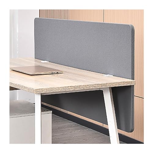 JIQHOHX Sound Proof Dividers Acoustic Desk Divider Desktop Test Acoustic Desk Privacy Panel Standing Cubicle Desk Partition for Reduce Noise (Grey 100x60cm/1pcs)