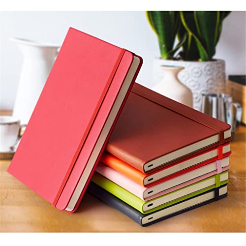 MVNOIRE Business Literature and Thick Notebook Stationery Small Fresh Hardcover Grid Diary