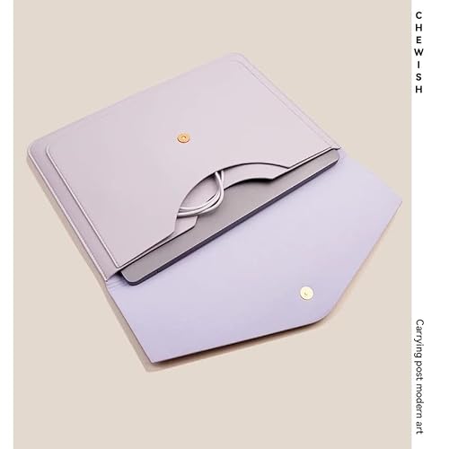 SIDUFHAOPKLL Laptop Sleeve for Pro Air 13/15/16 PU Leather Computer Bag Business Casual(D,New 13.3 Macbook Air)
